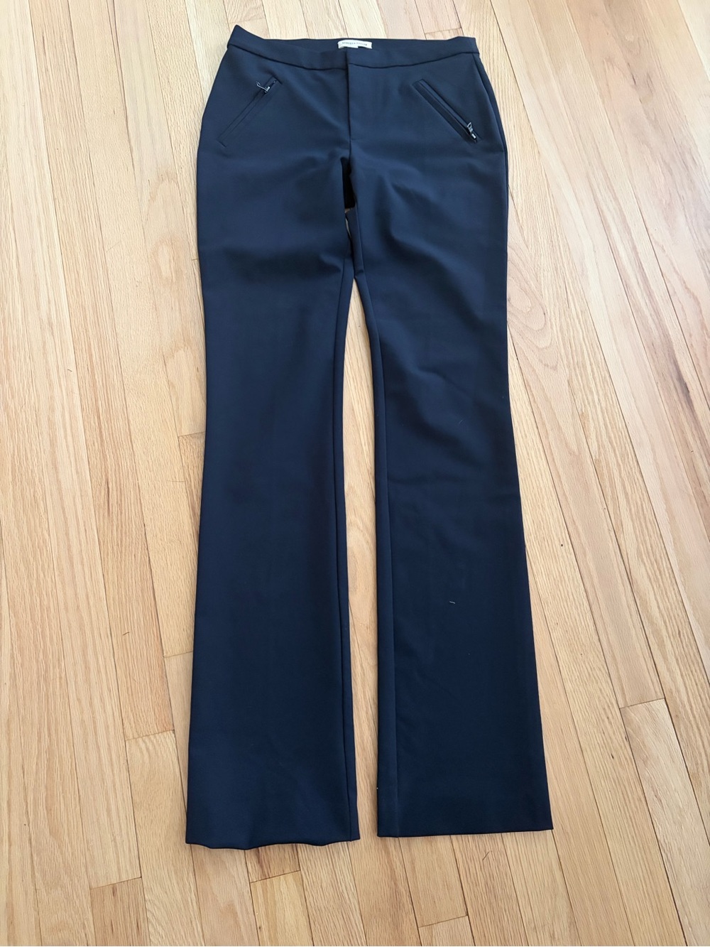 Rebecca Taylor Black Flare Wide-Leg Jeans